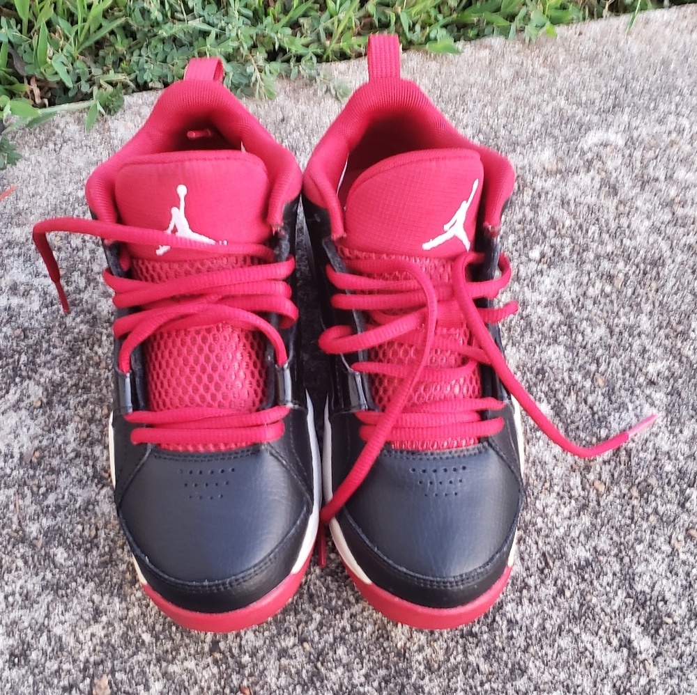 Red and Black Jordans